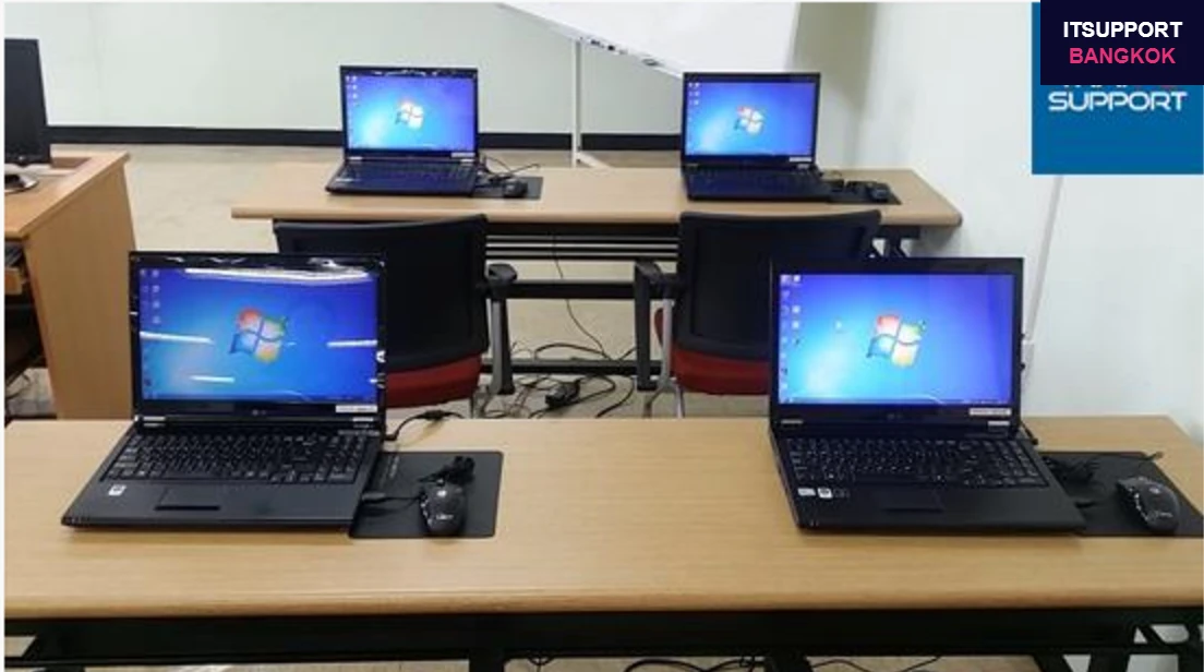 Example of a rental computer installation