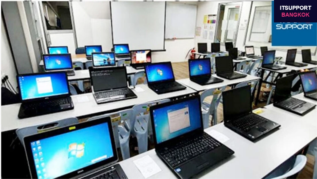 Example of a rental computer installation